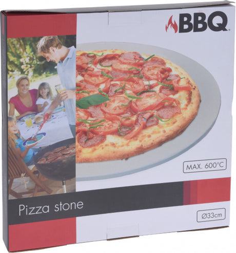 Bbq Pizzasteen voor Barbecue tot 600°C Ø 33 cm Crème