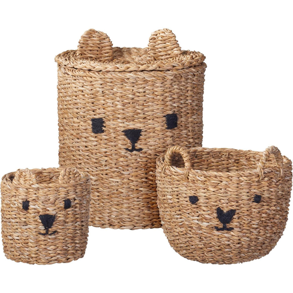 Home styling storage basket set 3-piece