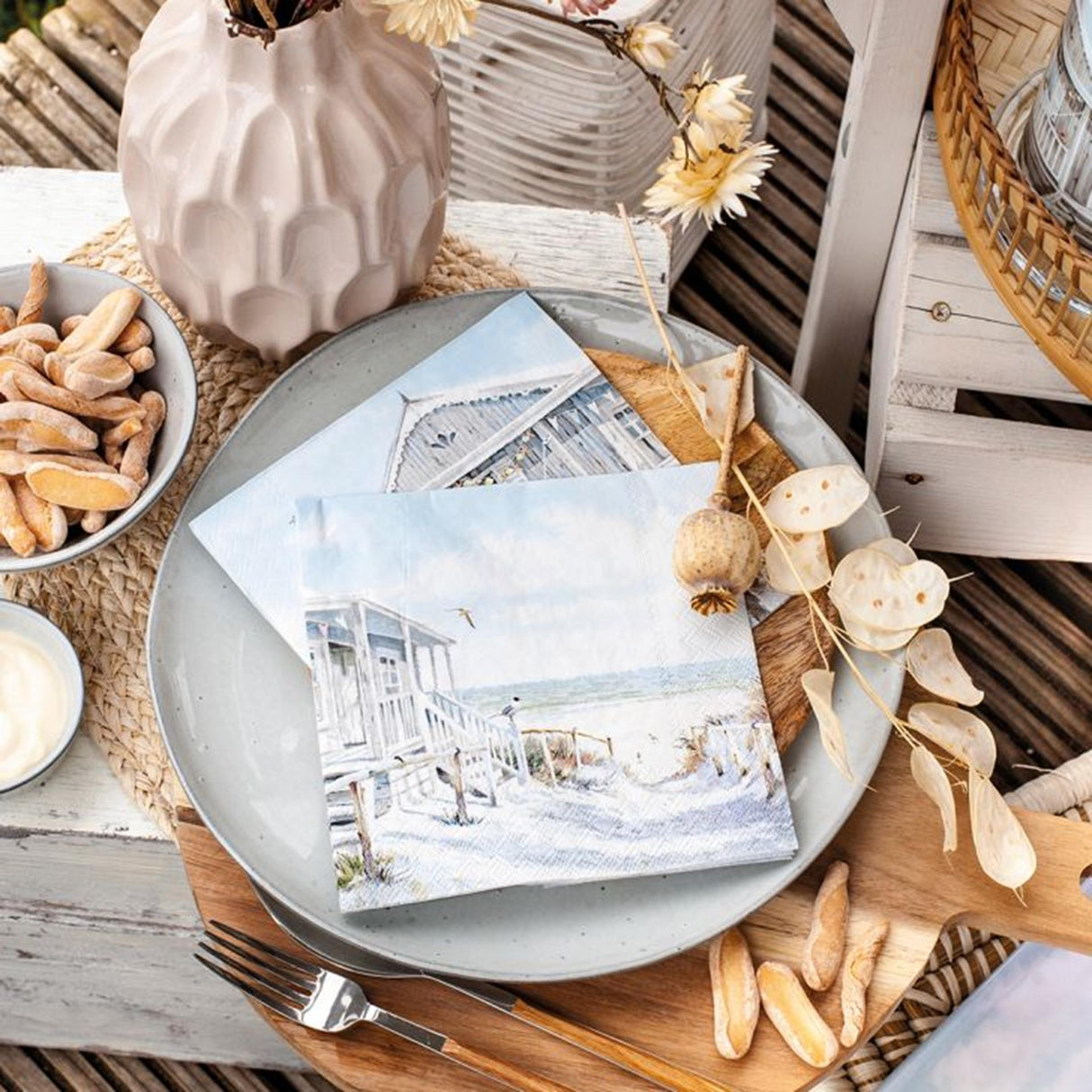 Ambiente candle small beach cabin