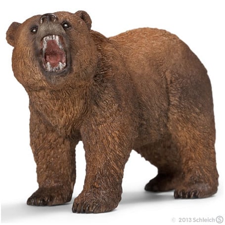 Schleich Wild Life Male Grizzly Beer 14685