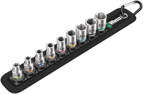 Wera belt 4 zyklop skiftnyckelsats, med 1 4-drev, 9-delad - 1 stycke(r) - 05003883001