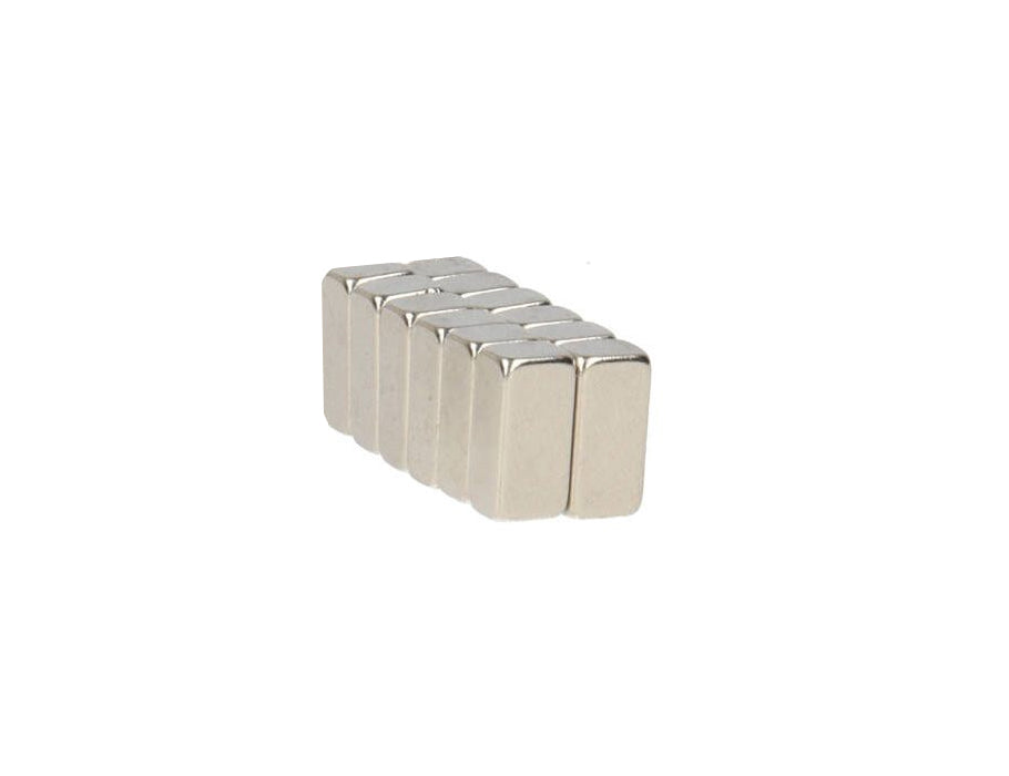 Saving topper block magnets nickel -plated 12st.