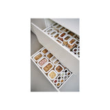 Mepal modula storage box 1 l white lid | 4 pieces