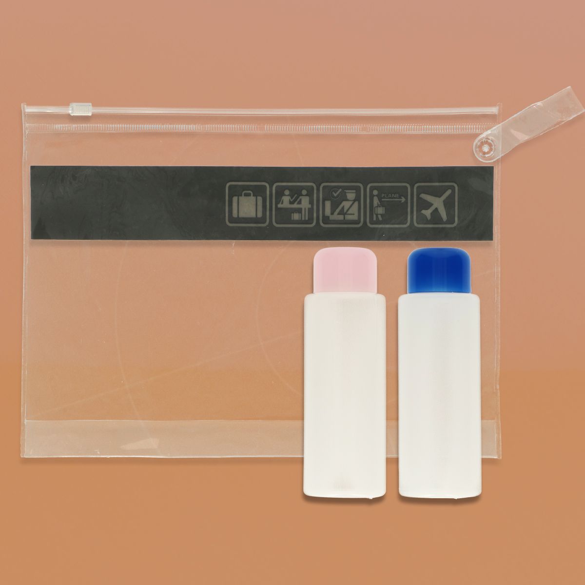 Bath fun zipper bag travel items
