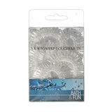 Bath fun shower cap disposable 5 pieces transparent