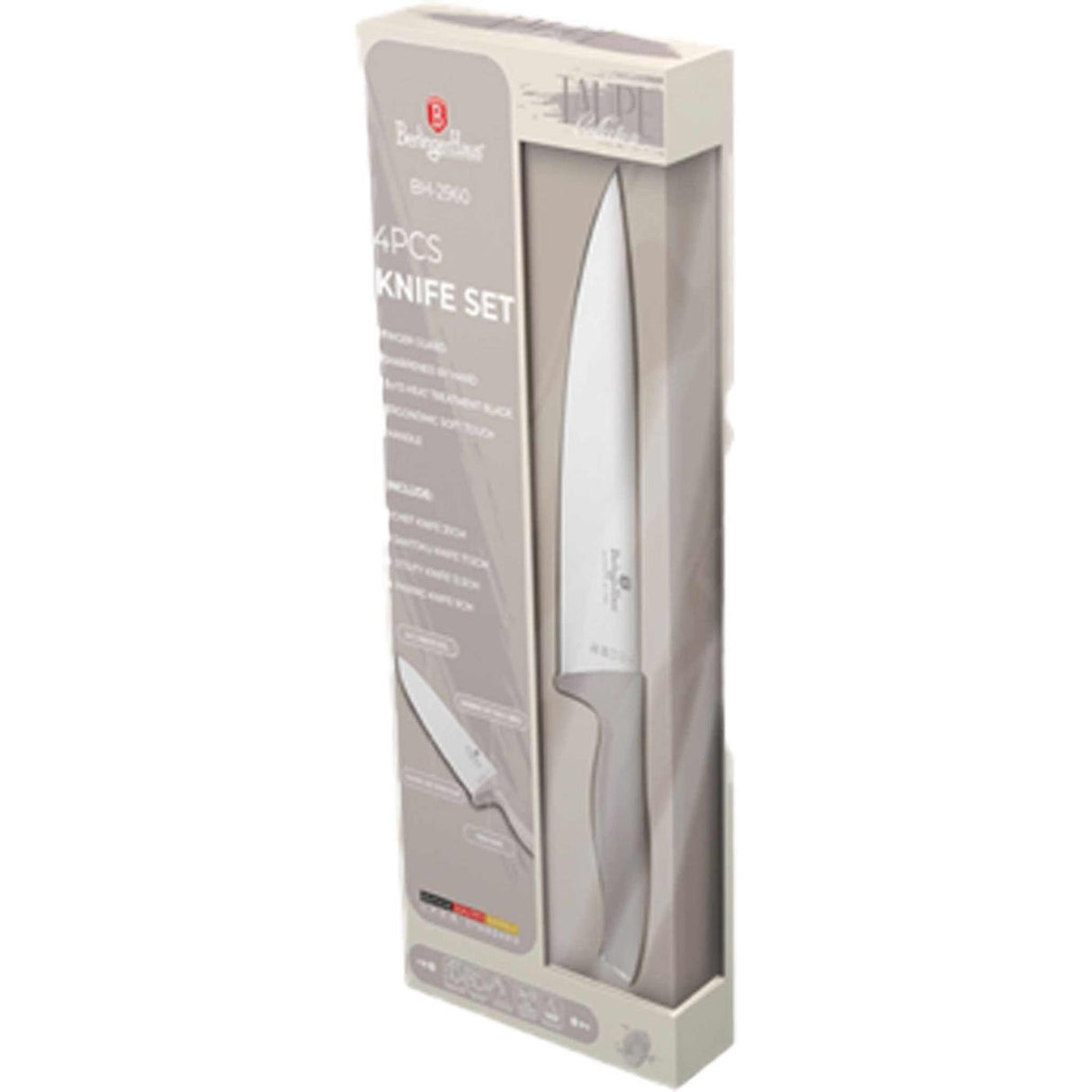 Berlingerhaus Messer Set 4-Stéck Taupe
