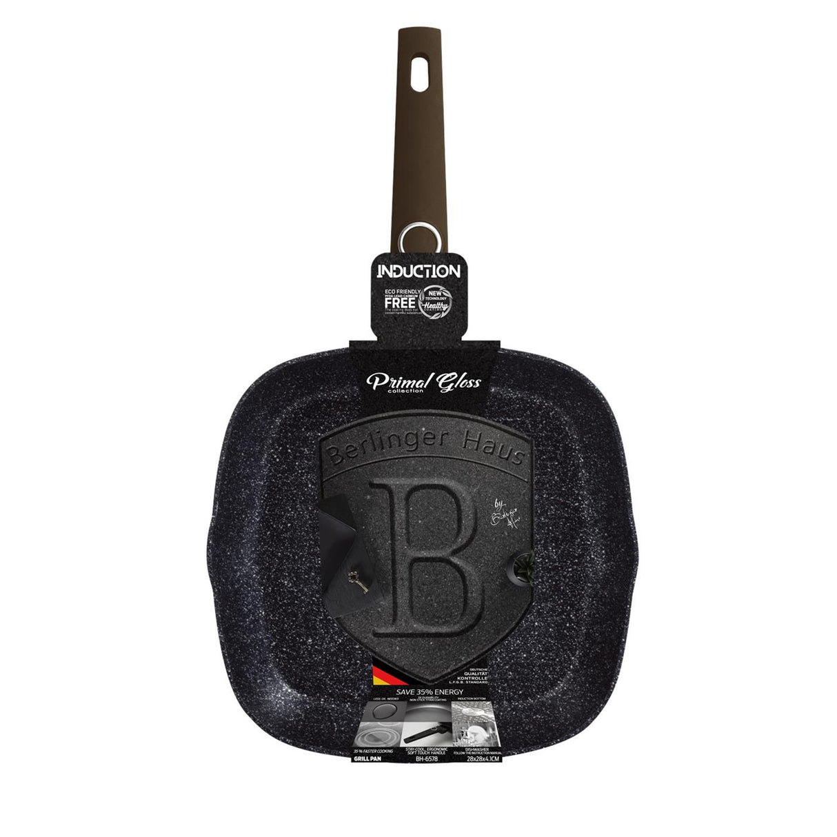 Berlingerhaus primal gloss grill pan 28cm