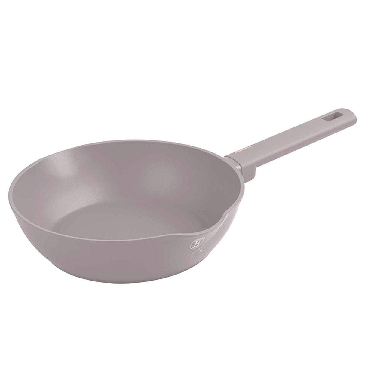 Berlingerhaus deep frying pan 28cm taupe