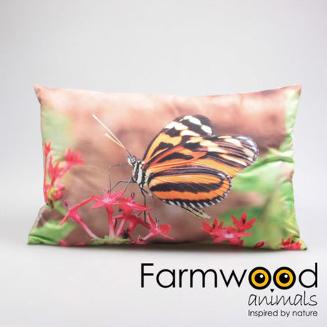 Farmwood animals buitenkussen vlinder 30x50cm