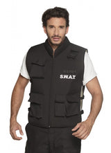 Boland Verkleedpak Swat-Officier Heren Zwart Maat L XL