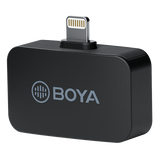 Boya 2.4 GHz Daspeld Micrófono inalámbrico By-M1LV-D para iOS