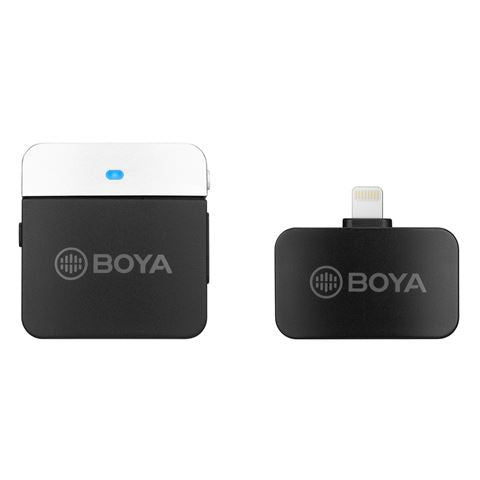 Boya 2.4 GHz Daspeld Mikrofon Trådløs BY-M1LV-D til iOS