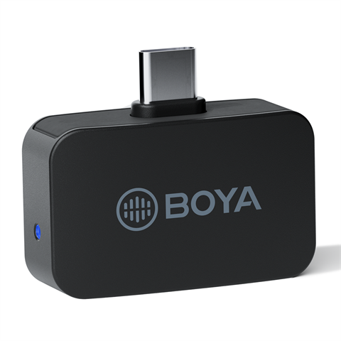 Boya 2,4 ghz daspeld microphone sans fil by-m1lv-u pour usb-c