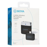 Boya 2.4 GHz Daspold Mikrofon Wireless duerch-m1lv-u fir USB-C