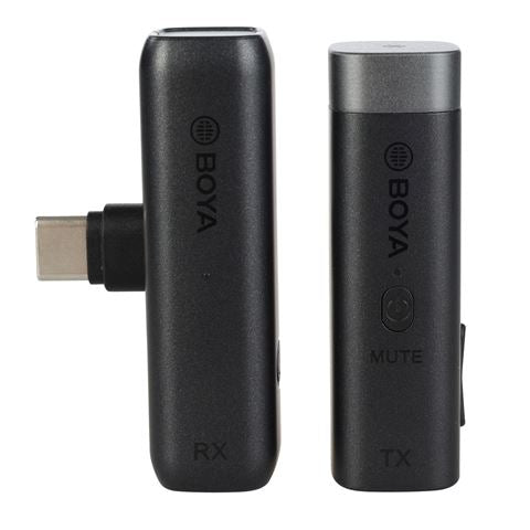 Boya 2.4 GHz Dasspeld Microfoon Draadloos BY-WM3U voor USB-C