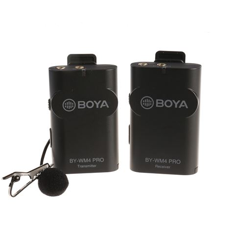 Boya 2.4 GHz Duo Lavalier Microphone Wireless by-WM4 Pro-K1