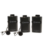 Boya 2,4 GHz Duo Lavalier Mikrofon bezprzewodowy przez WM4 Pro-K2