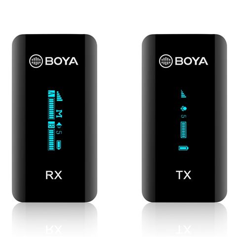 Boya 2,4 GHz Ultra-kompakt mikrofon Trådløs BY-XM6-S1