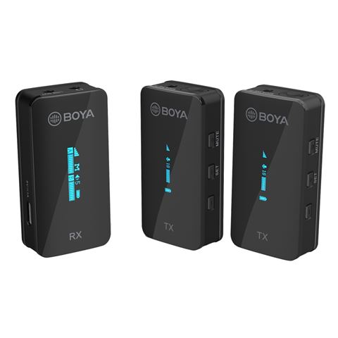 Boya 2,4 GHz Ultra-Kompakt-Mikrofon Wireless BY-XM6-S2