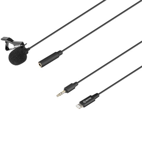 Boya Clip-On Lavalier Microphone by-M2 for iOS