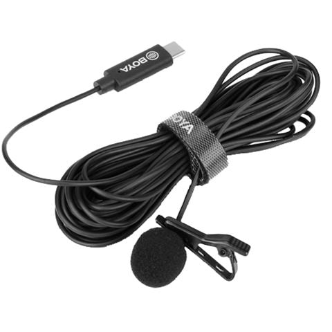 Boya Clip-on Lavalier Microphone BY-M3 for USB-C