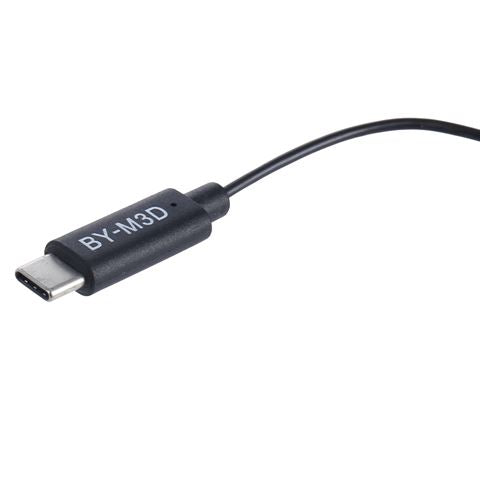 Boya Duo Clip-op Lavalier Mikrofon vum-m3d fir USB-C