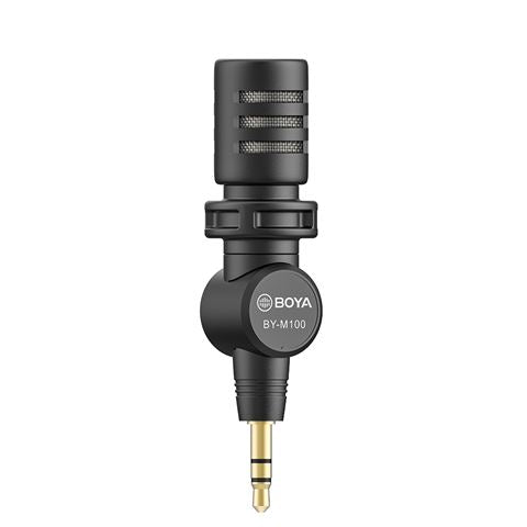 Boya Mini Condenser Microphone by-M110 for 3.5 mm TRRS