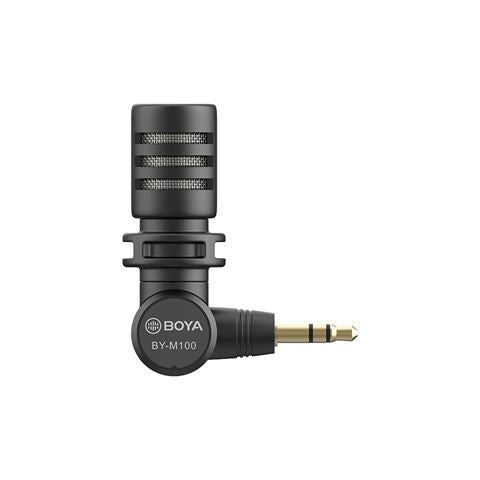 Boya Mini Condenser Microphone by-M110 for 3.5 mm TRRS