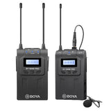 Boya uhf duo lavalier microphone sans fil by-wm8 pro-k1