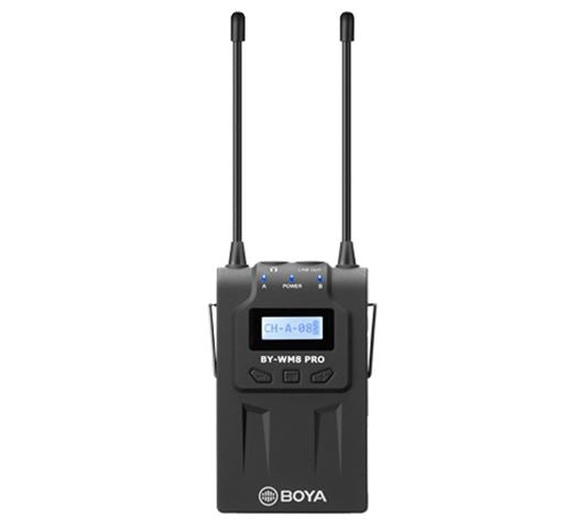 Boya uhf duo lavalier microphone sans fil by-wm8 pro-k2