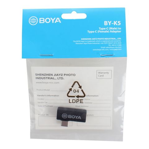 Boya Universal Adaptér By-K5 USB-C Hoekadapter