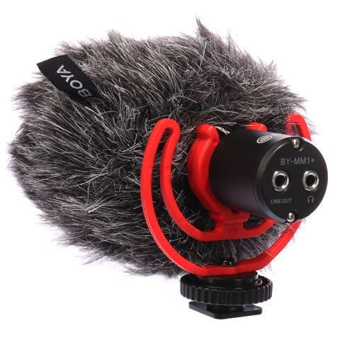 Boya Universal Compact Shotgun Tour Microphone BY-MM1 +