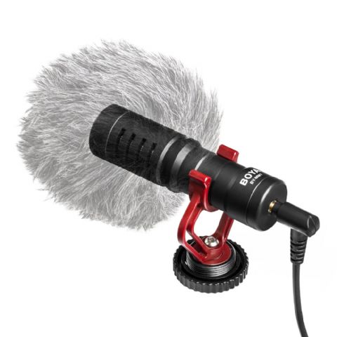 Boya Universal Compact Shotgun Tour microphone by-MM1