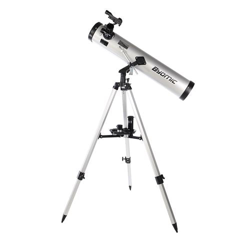 BYOMISKA BEGINNERS MIRROR ELESCOPE 76 700 i resväskan