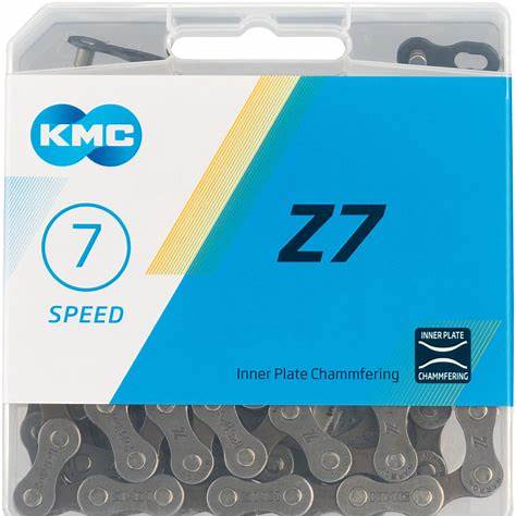 KMC Bicycle Chain Z7 - 6 7 Speed ​​- Grey - 114 Links