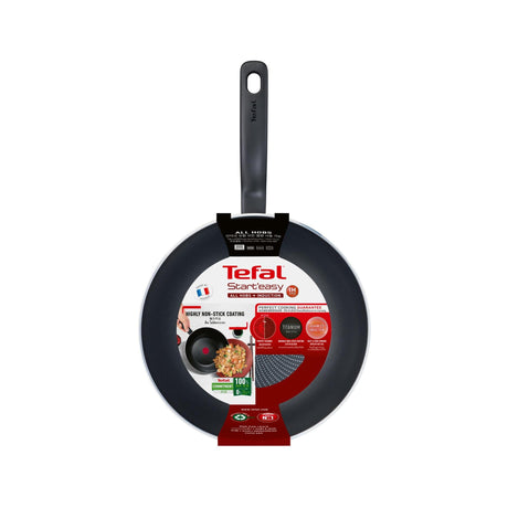 Tefal Kachgeschir Tefal Start Easy Wok Pan 28 cm schwaarz