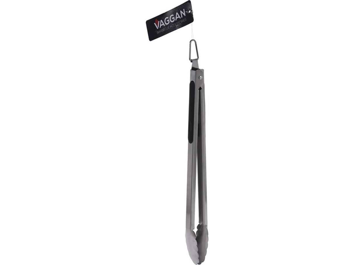 BBQ grilltang rustfritt stål 40x2,5cm
