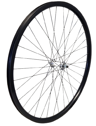 Gazelle KGS Ryde front wheel 28 inch (622) Black black spoke fixed axis