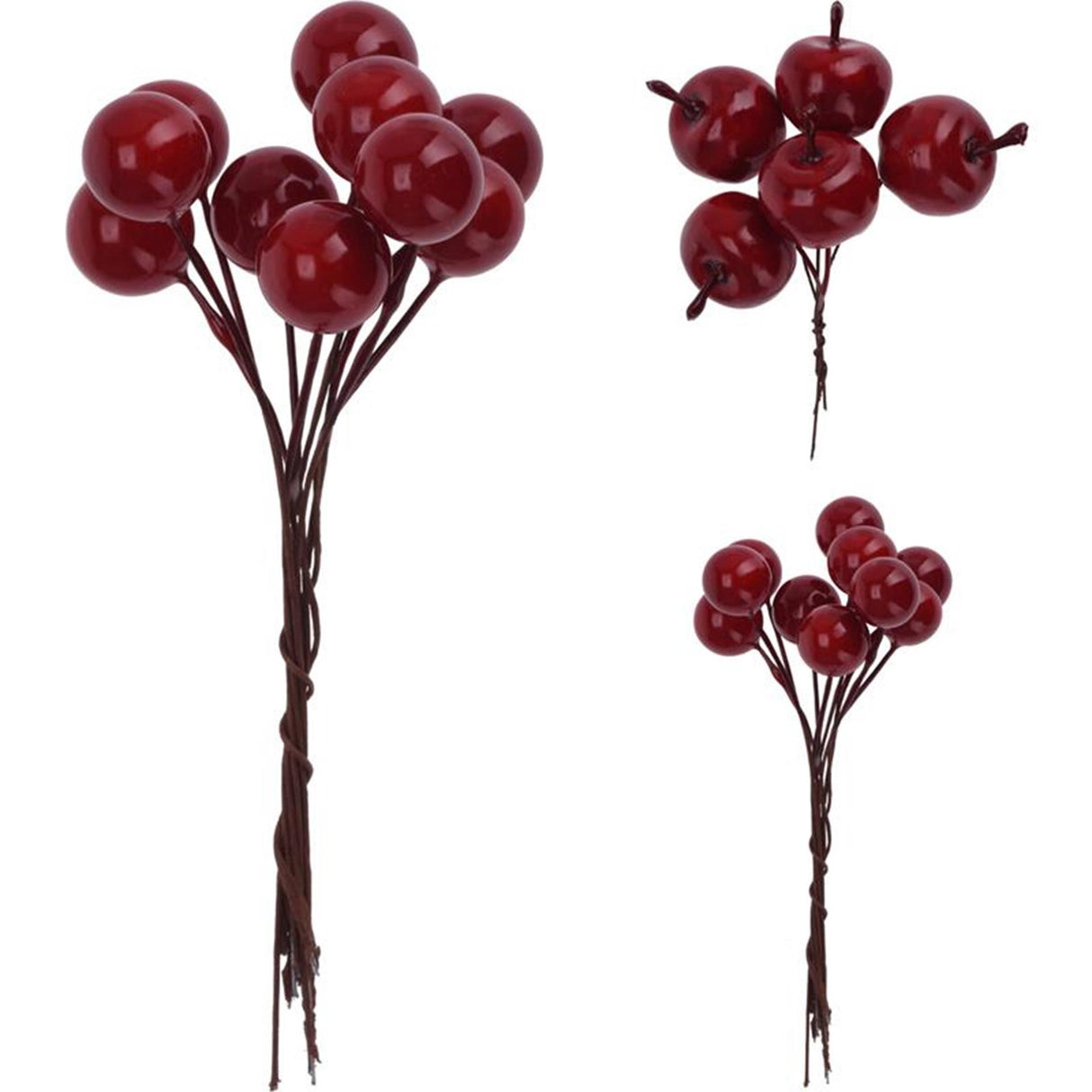 Home styling deco plugs apple or berries 14x14x5cm