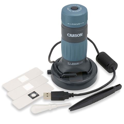 Microscopio USB digital Carson 86-457x con grabadora