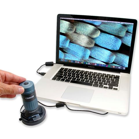 Carson Digital USB Microscope 86-457X avec enregistreur