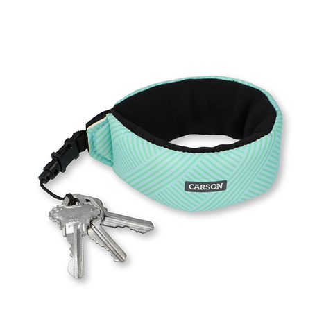 Carson floating wristband for 5 keys - Coral