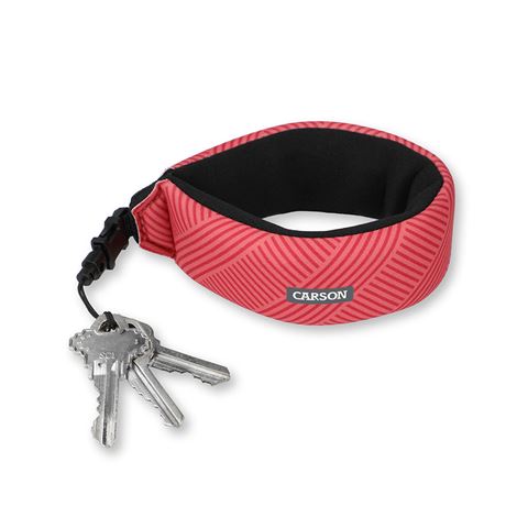 Carson floating wristband for 5 keys - pink -red