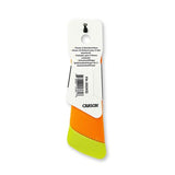 Carson floating key ring for 3 keys orange yellow