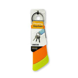 Carson floating key ring for 3 keys orange yellow