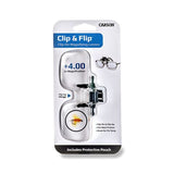 CARSON LOEP GLASBE 2X (+4,00 Dioptrie) Clip-on and Flip-up