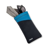 Carson Neoprene glasses cover with microfiber cloth - Gray blue