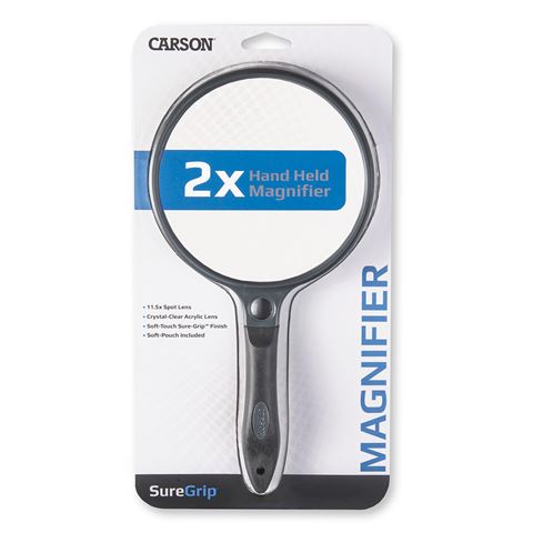 Carson Steelloep med gummihandtag 2x130mm