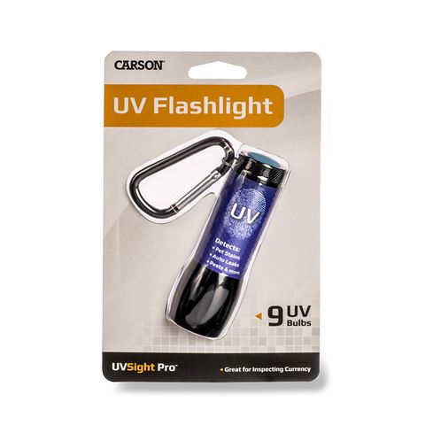 Flashlight a LED UV CARSON UVSIGHT PRO