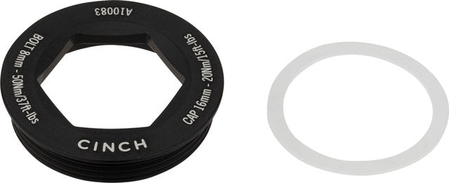 Race face puller cap drive side for cinch crank bolt